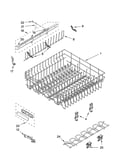 Upper rack and track parts