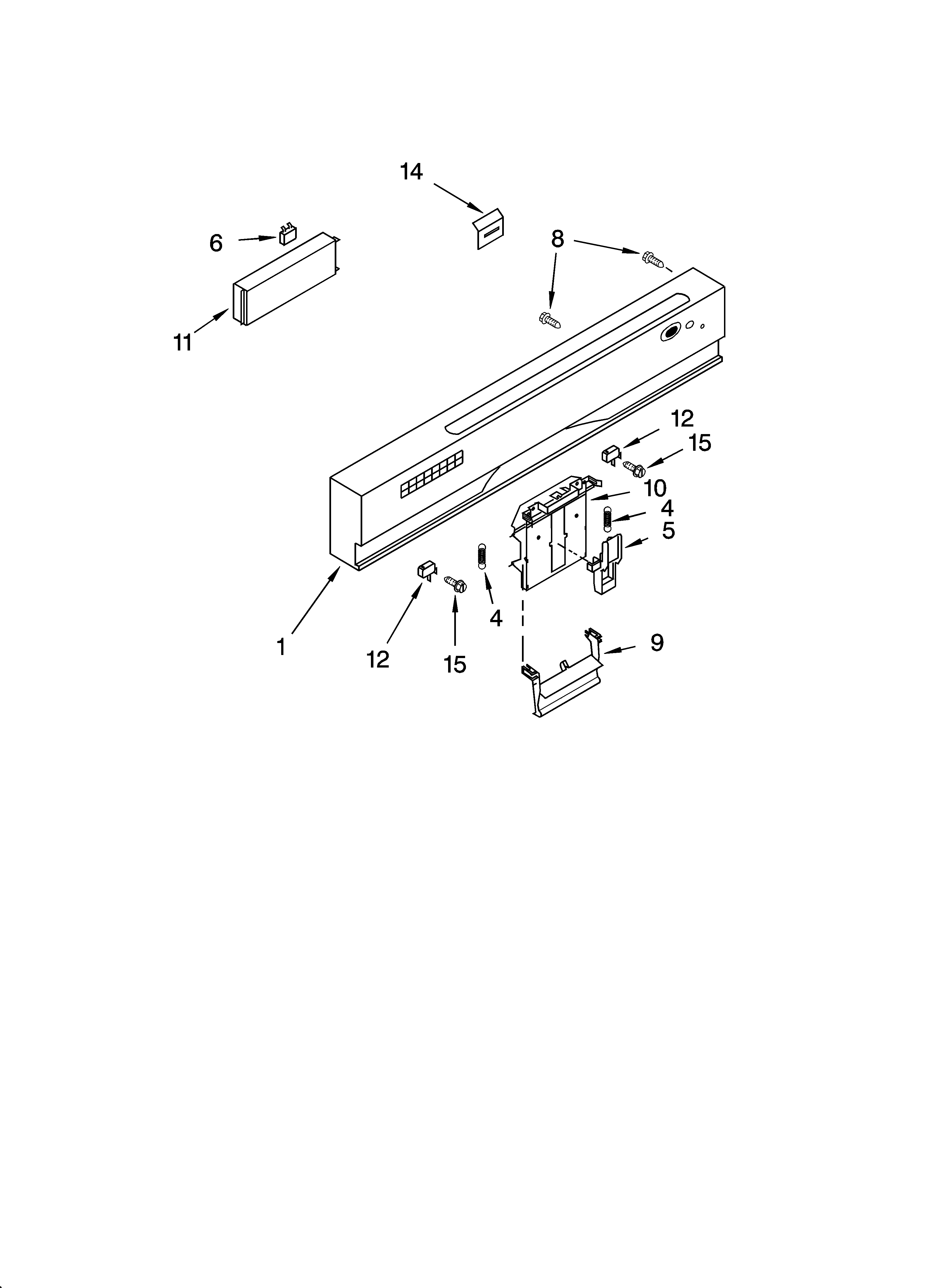 Control panel parts