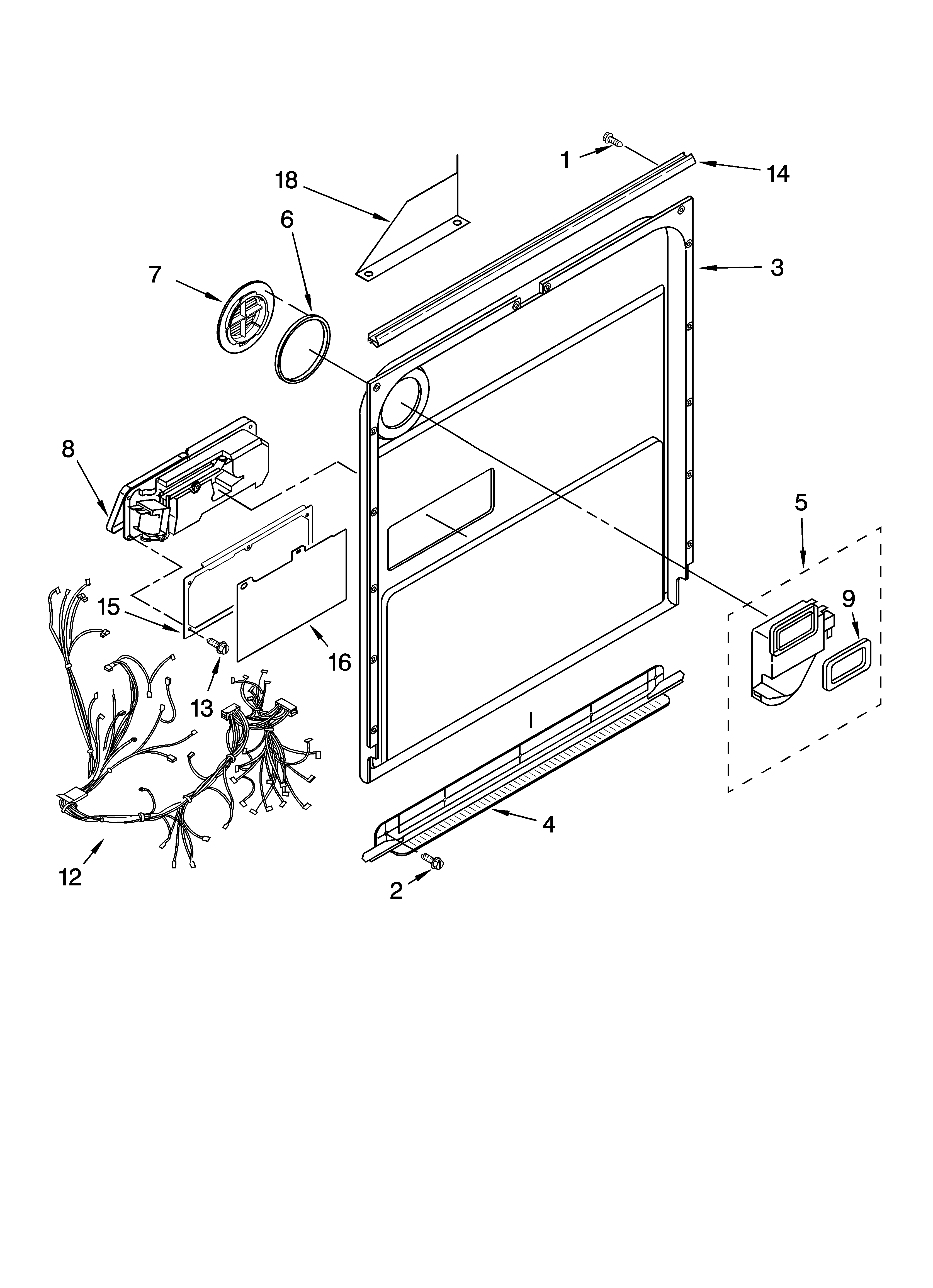 DOOR AND LATCH PARTS