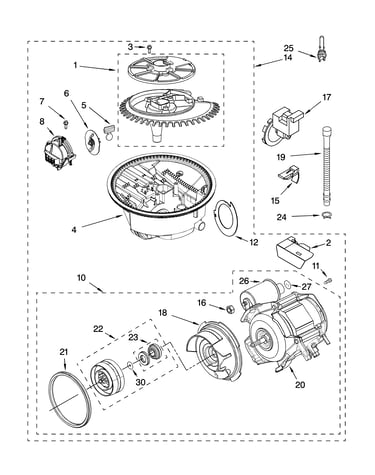 Pump and motor parts