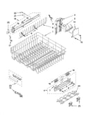 Upper rack and track parts