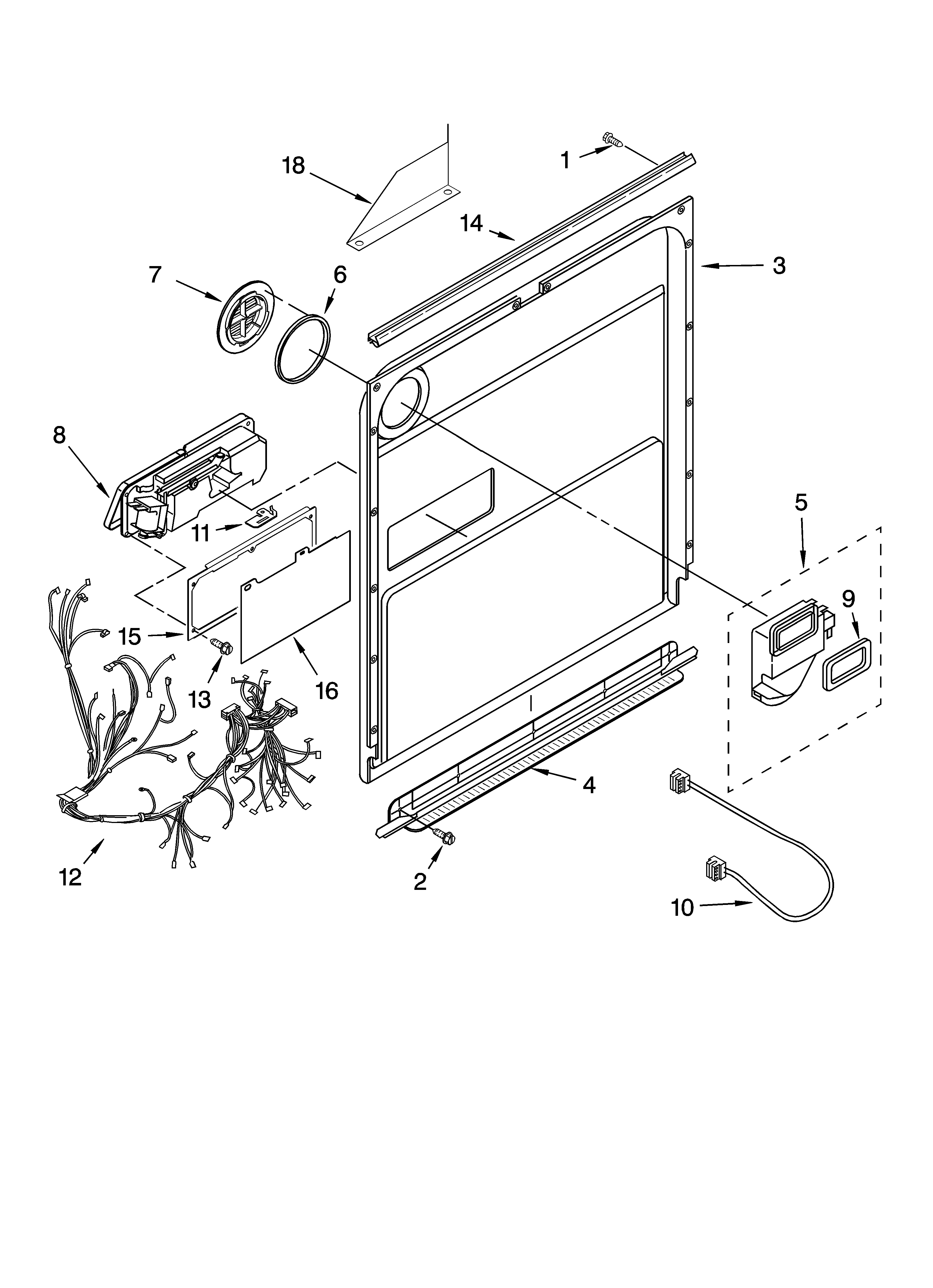 DOOR AND LATCH PARTS