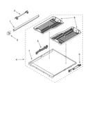 Third level rack and track parts