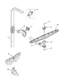 Upper wash and rinse parts