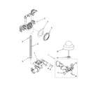 KitchenAid KUDU02FRWH0 fill and overfill parts diagram