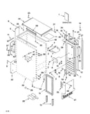 Cabinet liner and door parts