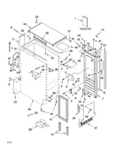 Cabinet liner and door parts