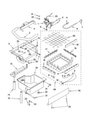 Evaporator, ice cutter grid and water parts