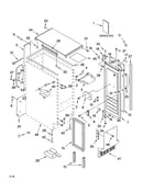 Cabinet liner and door parts