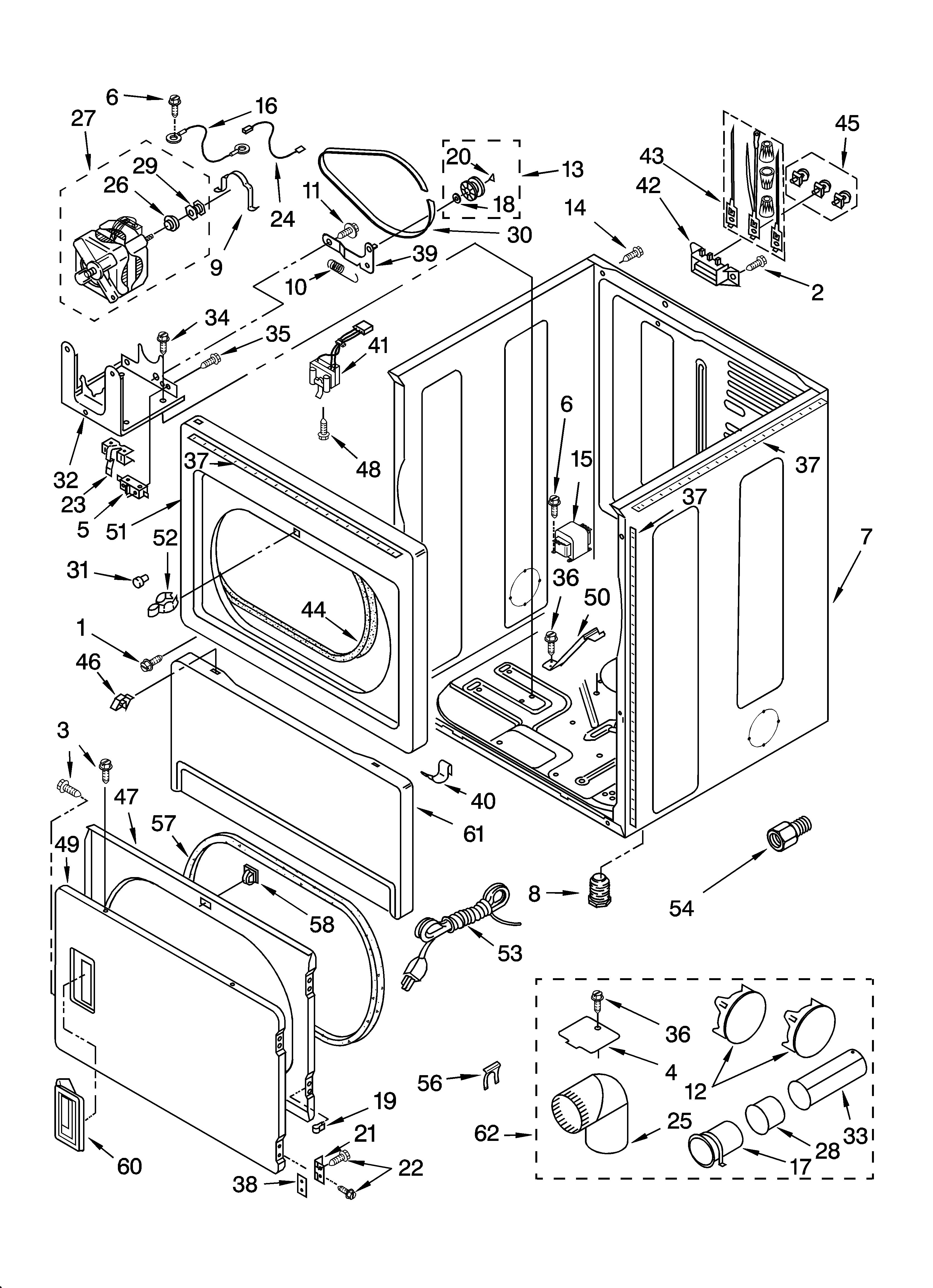 Cabinet parts