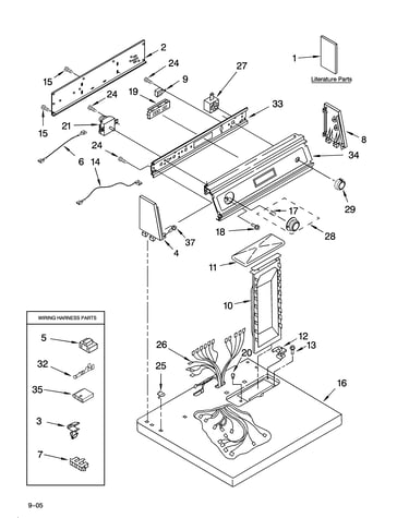 Top and console parts