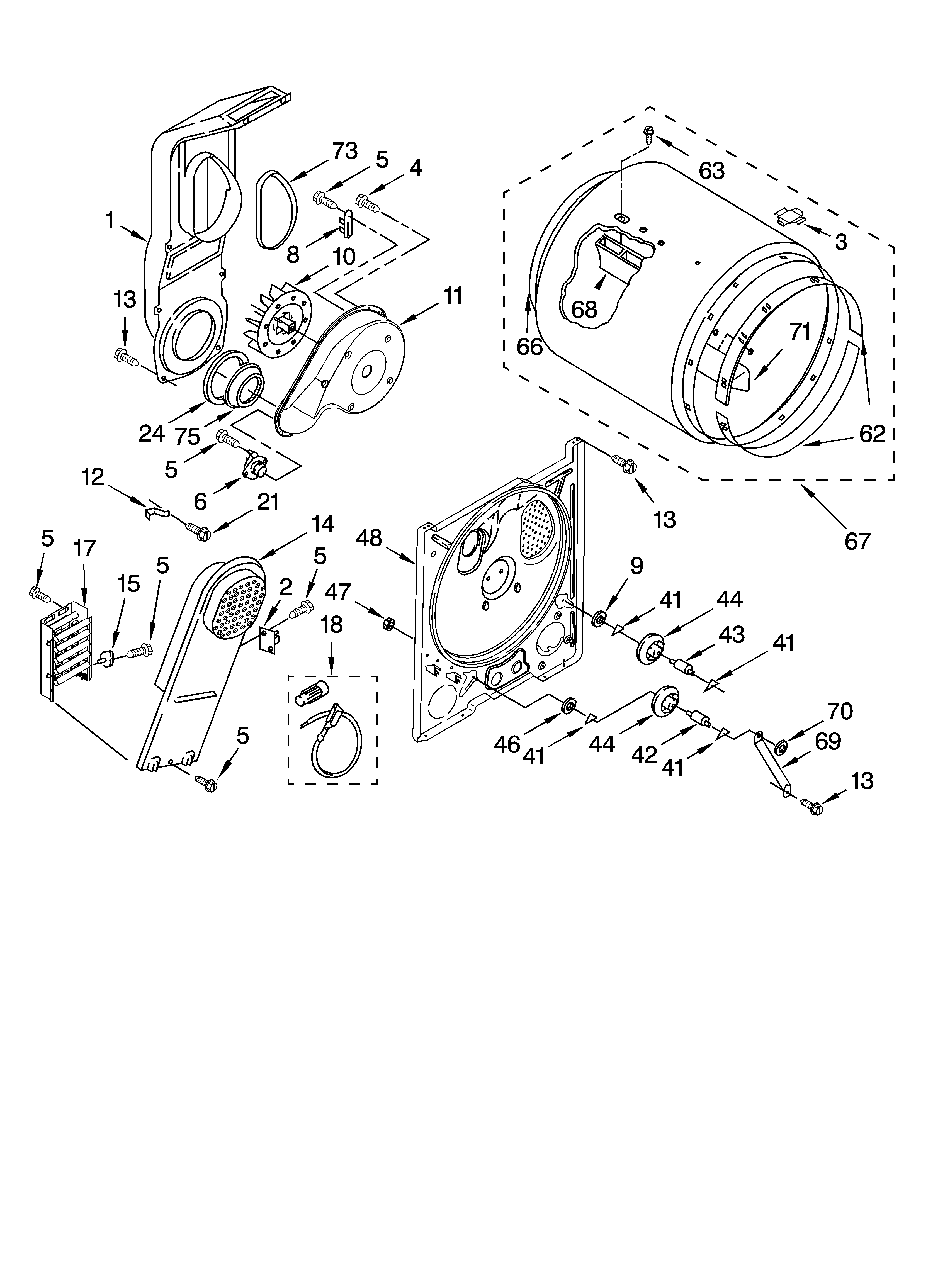 Bulkhead parts, optional parts (not included)