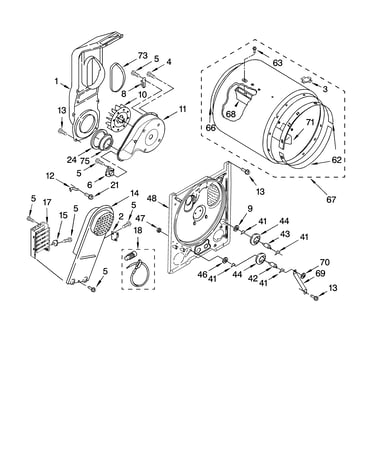 Bulkhead parts, optional parts (not included)