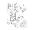 Whirlpool 4PLGC8647JT2 bulkhead parts diagram
