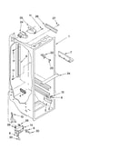 Refrigerator liner parts