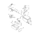 Whirlpool 7MGHW9400PW0 dispenser parts diagram