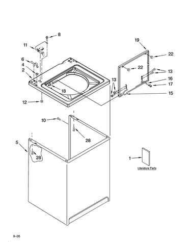 Top and cabinet parts