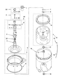 Agitator, basket and tub parts