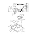 Whirlpool 7MLSQ8545PW1 machine base parts diagram