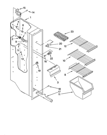 Freezer liner parts
