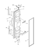 Freezer door parts