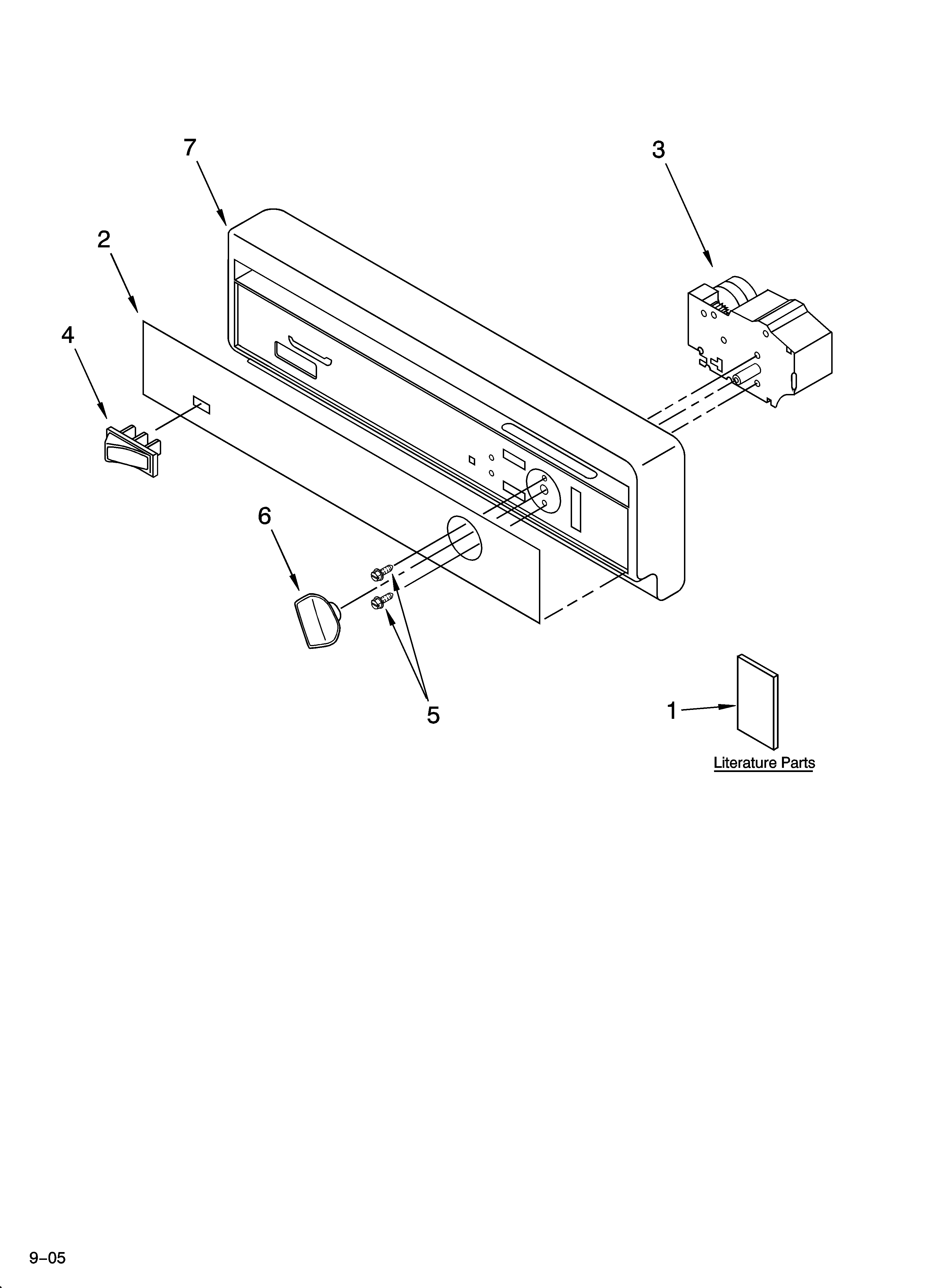 Control panel parts