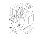 Whirlpool DU810SWPT1 tub assembly parts diagram