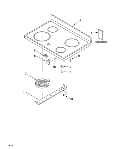 Cooktop parts