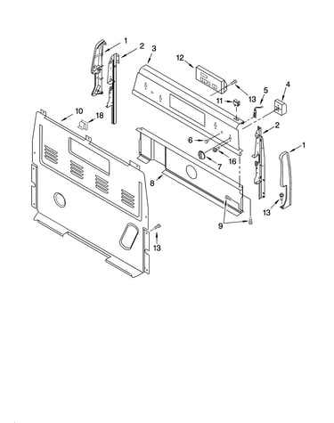 Control panel parts