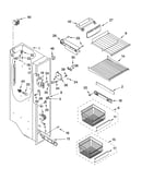 Freezer liner parts