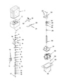 Motor and ice container parts