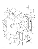 Cabinet liner and door parts