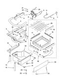 Evaporator ice cutter grid and water parts