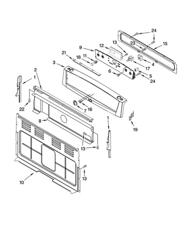 Control panel parts