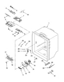 Refrigerator liner parts
