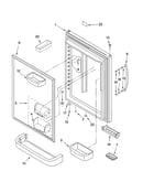 Refrigerator door parts