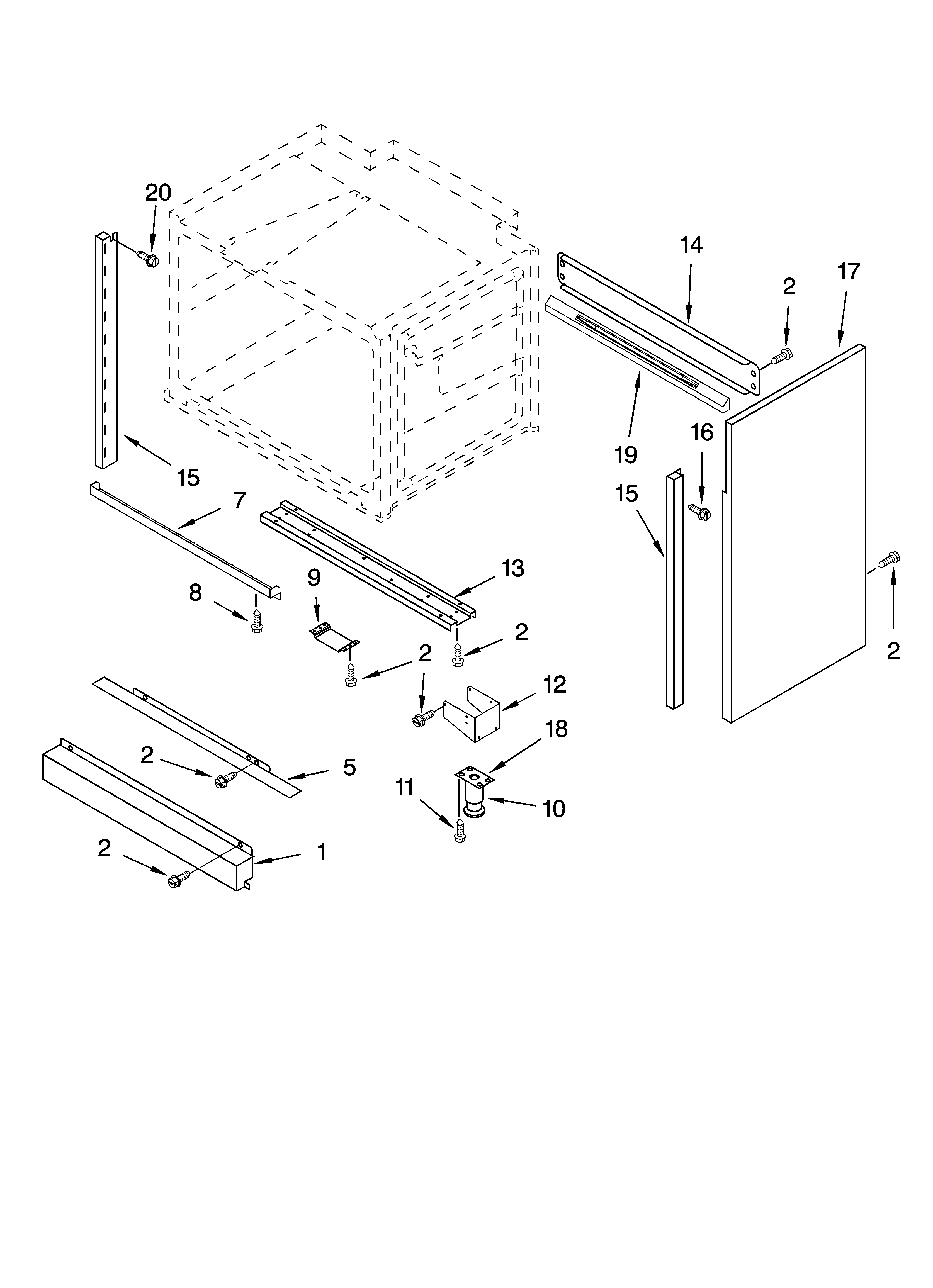 Chassis parts, optional parts