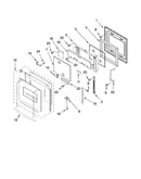 Oven door parts