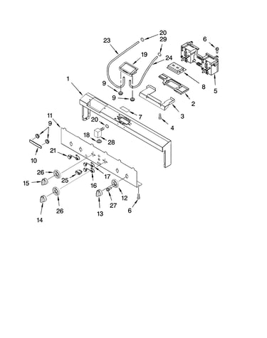 Control panel parts