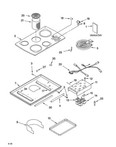 Cooktop parts