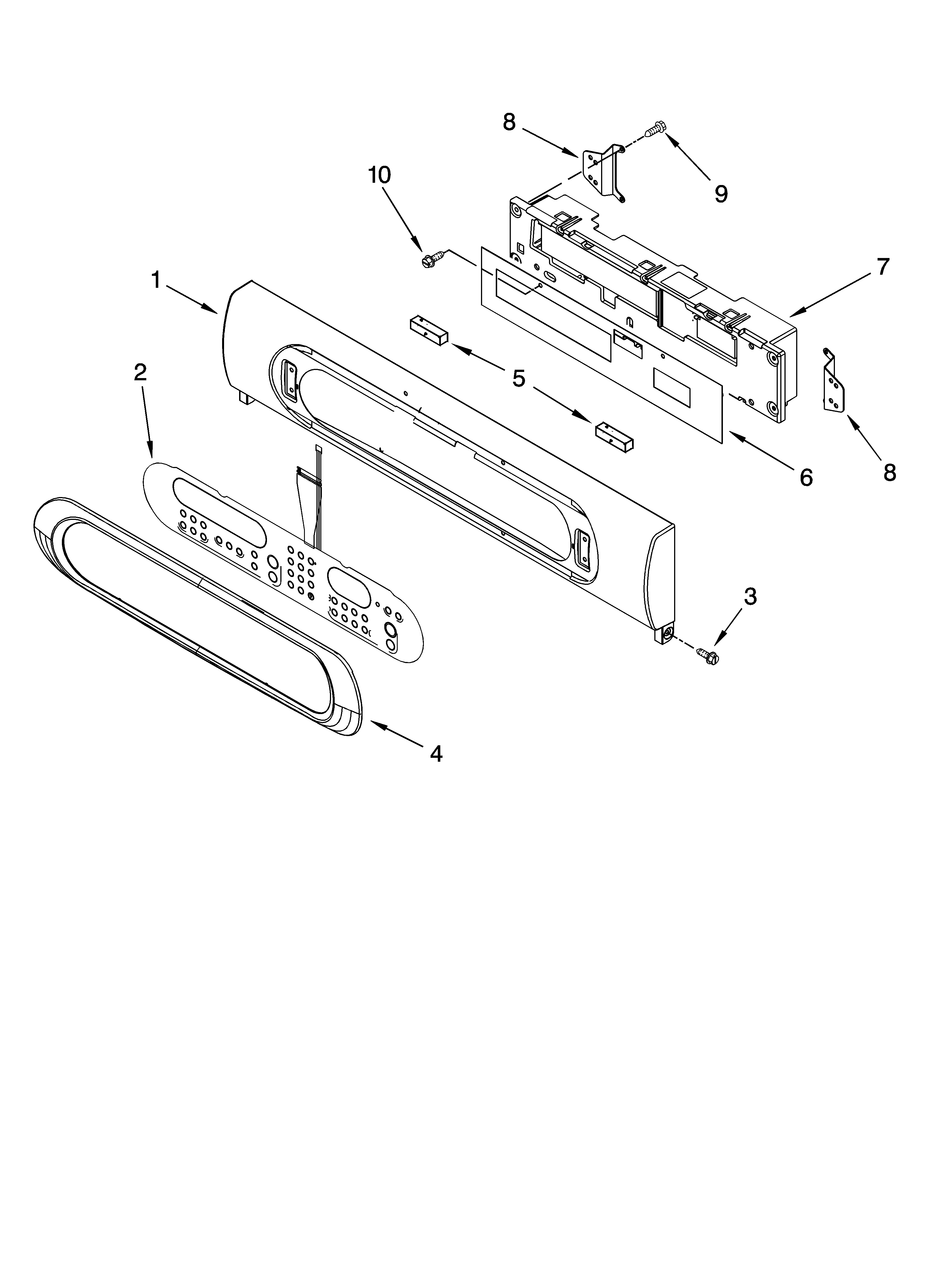 Control panel parts