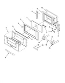 Microwave door parts, optional parts