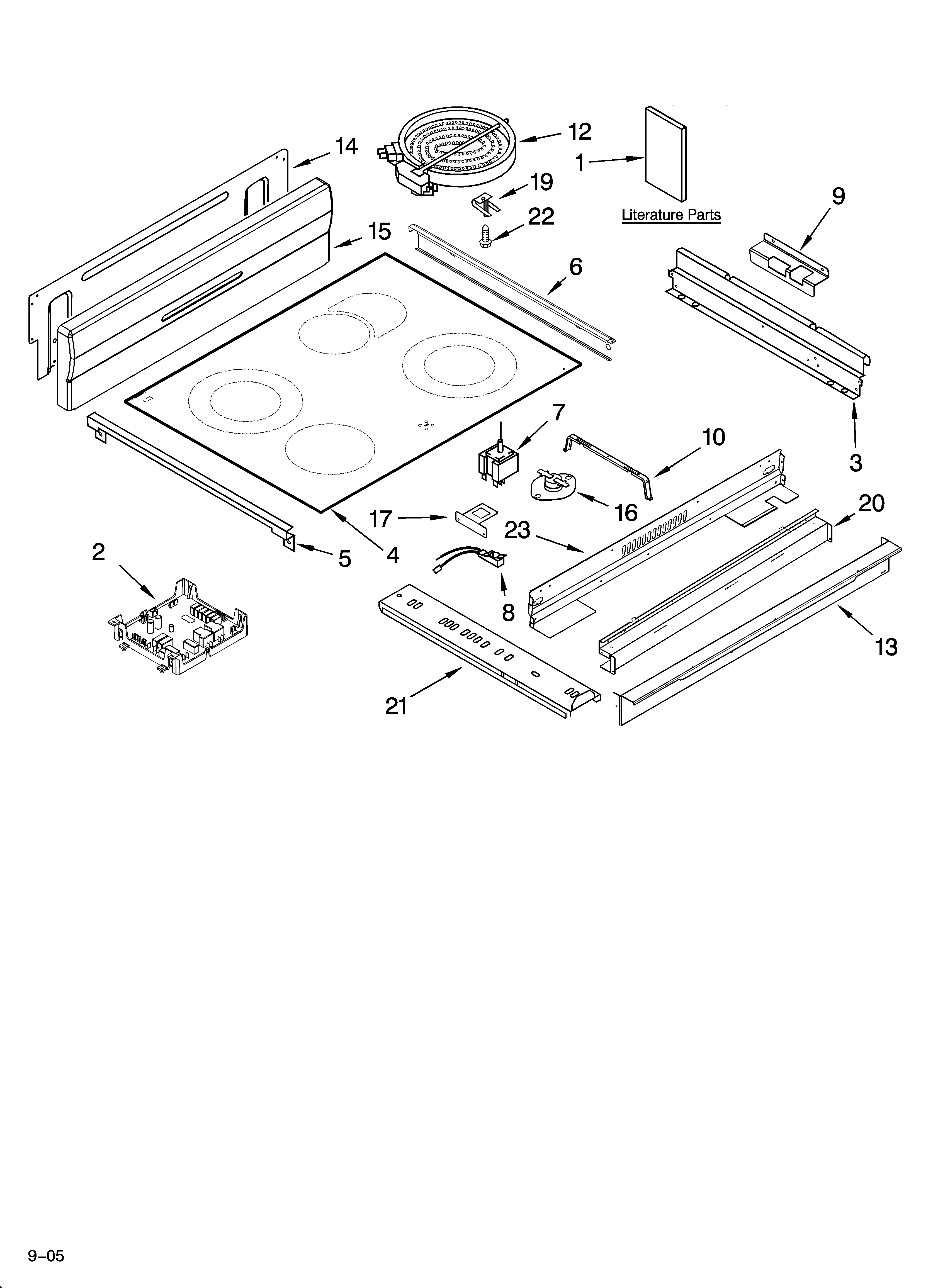 Cooktop parts
