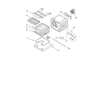 KitchenAid KERA807PWW00 internal oven parts diagram