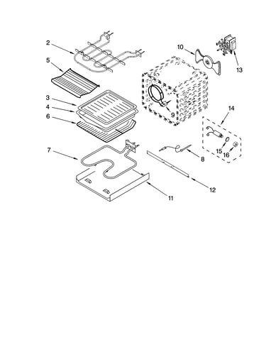 Internal oven parts