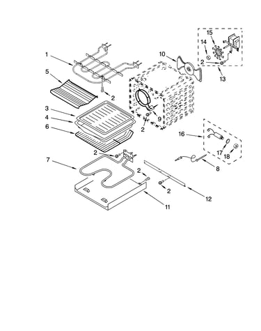 Internal oven parts