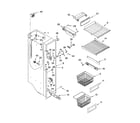 KitchenAid KSBP23INSS00 freezer liner parts diagram