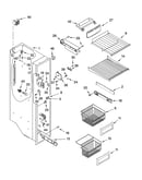 Freezer liner parts