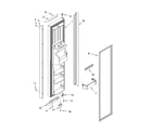 KitchenAid KSBS23INBL00 freezer door parts diagram