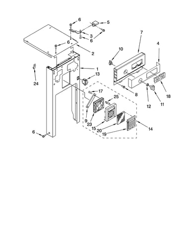 Panel and control parts